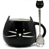 Ceramic Cute Cat Mugs With Spoon - a MUST HAVE for cat lovers