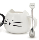 Ceramic Cute Cat Mugs With Spoon - a MUST HAVE for cat lovers